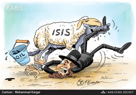 کاریکاتور/داعش اسراییل را تهدید کرد!