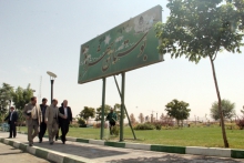 بازديد فرماندار از ستاد اسکان فرهنگيان، پارک ها و مراکز تفريحی اقامتی همدان+تصاوير