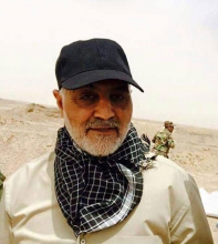 حاج قاسم سلیمانی در جبهه الانبار عراق+عکس