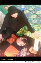 ابوعزرائیل توسط داعشی ها مجروح شد+عکس