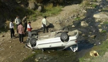 هوشیاری ماموران ناجا، جان سرنشین خودروی سقوط کرده به دره را نجات داد