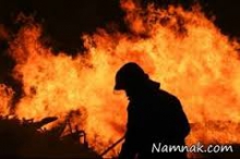 مهار آتش سوزی در شهرک صنعتی