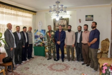 دیدار سفیر صلح عراق با خانواده اولین شهید مدافع حرم شهرستان بهار