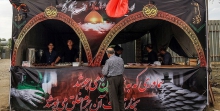 حال و هوای همدان اربعینی شد/ موکب ها در شهر برپا شدند