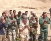 حاج قاسم سلیمانی و هادی العامری در حال نماز در خط مقدم نبرد با داعش+عکس
