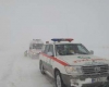 رها سازی 490 دستگاه خودروی و اسکان 124 تن گرفتار در برف همدان